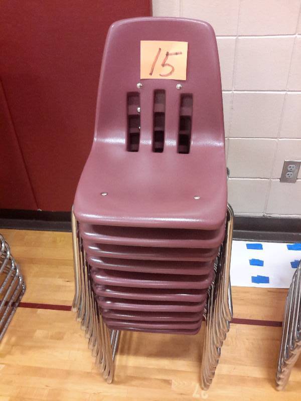 10, Small Size Stackable Chairs