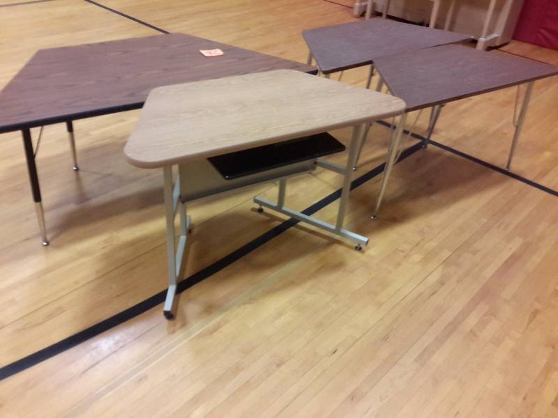 4 Corner Type Tables.. One with Computer Tray