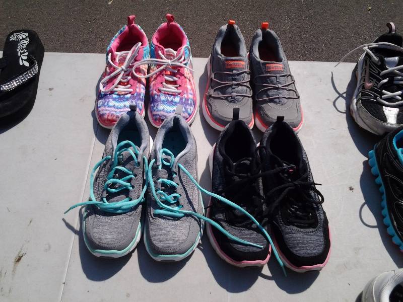 4 Pair Sketcher Sneaker Size 5 12
