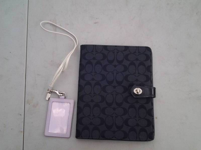 Authentic Coach I-Pad Case & ID Lanyard