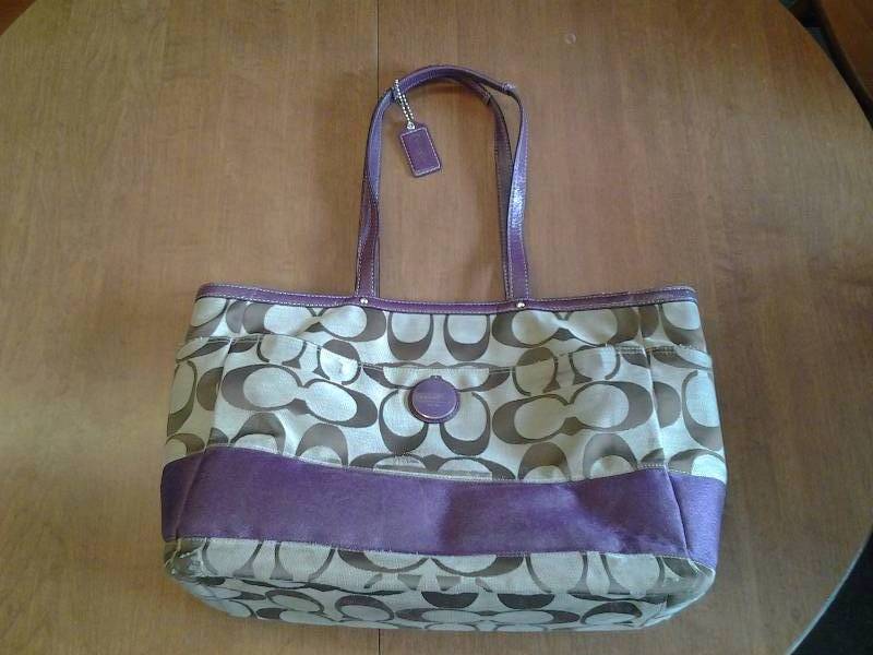 Genuine Coach Handbag Purple