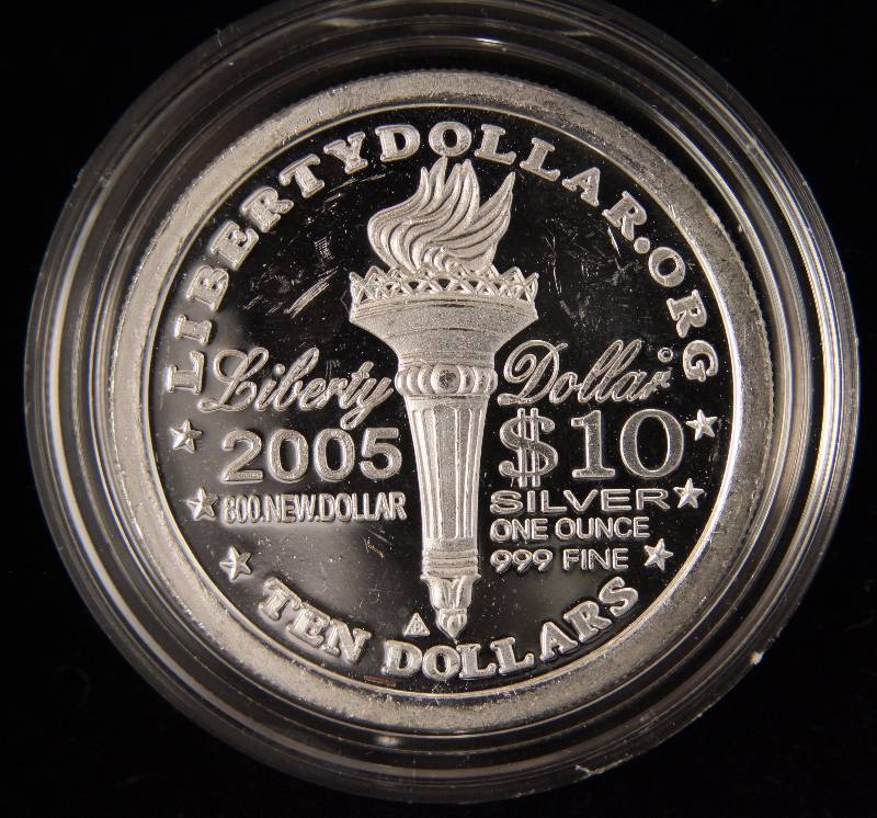 lot 35 image: 2005 $10 NORFED 1 TROY OZ. .999 FINE SILVER IN AIRTITE