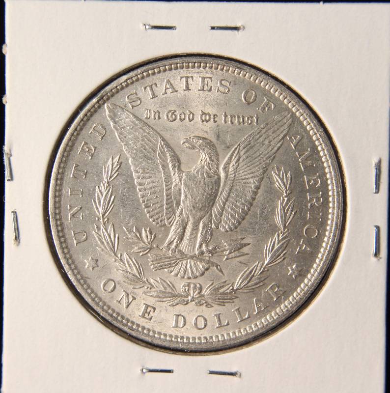 lot 56 image: 1896 MORGAN SILVER DOLLAR UNC