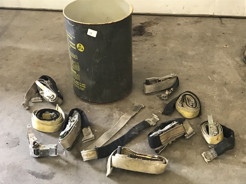 lot 11 image: 17.5-Gallon Steel Barrel With Asort...
