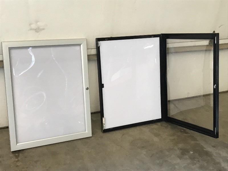 lot 58 image: (2) Unused Display Cases
