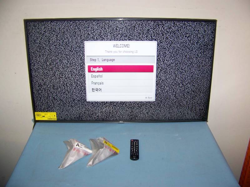 lot 1 image: 49, LG, Commercial, 1080p (Full HD), Direct LED, Television  TV - NEW in Box