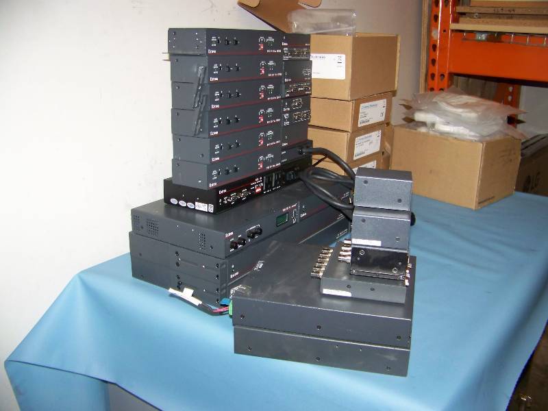 lot 82 image: (LARGE LOT) Extron Electronics, Audio  Video Items