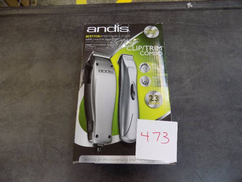 lot 473 image: Andis 23-Pc. Hair Trim Set w Clipper