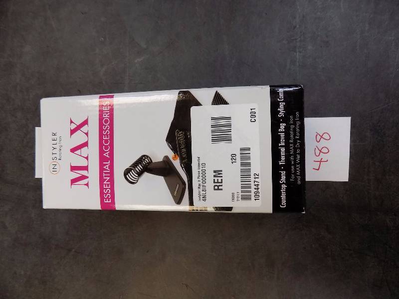 lot 488 image: Instyler MAX 3-Pc. Essential Accessories Set