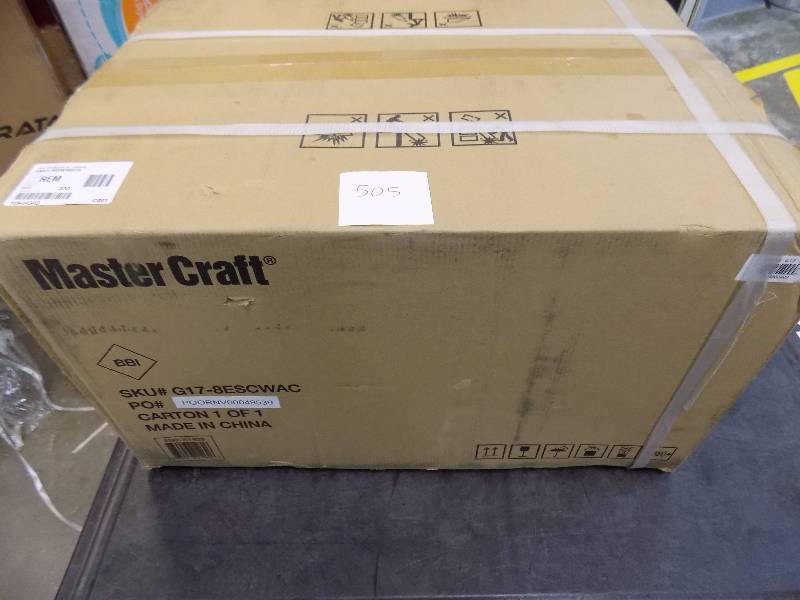 lot 505 image: Master Craft 8000 BTU Window Air Conditioner White