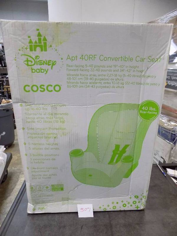 lot 507 image: Disney APT Convertible Car Seat  Minnie