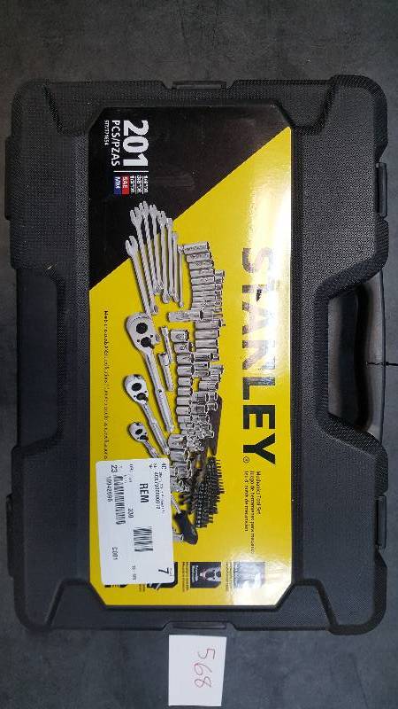 lot 568 image: Stanley 201-pc. Mechanics Tool Set