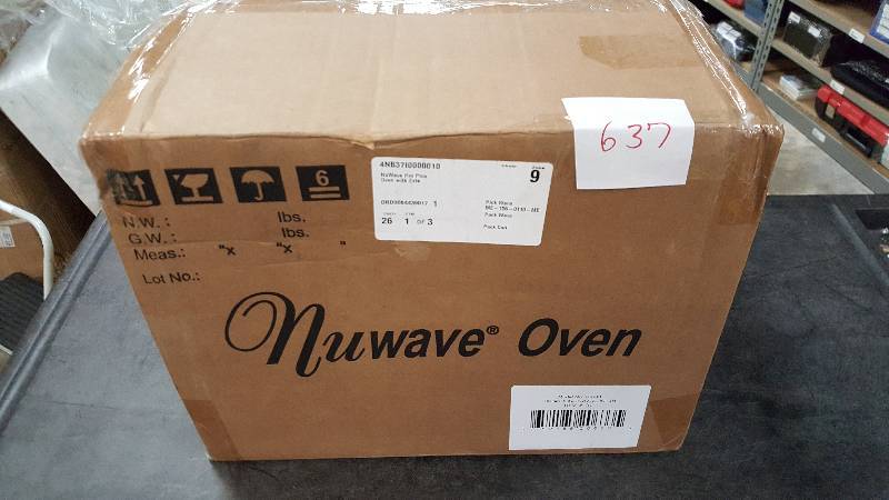 lot 637 image: NuWave Pro Plus Oven with Extender Ring