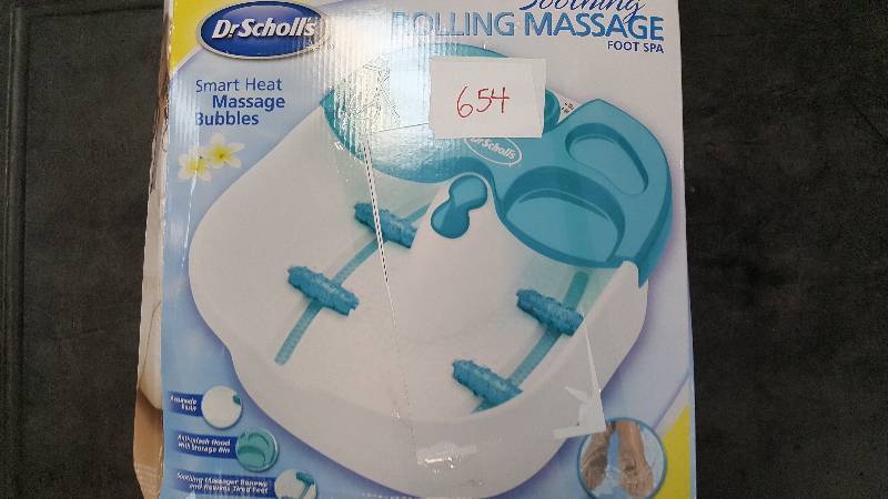 lot 654 image: Dr. Scholls Soothing Massaging Foot Spa