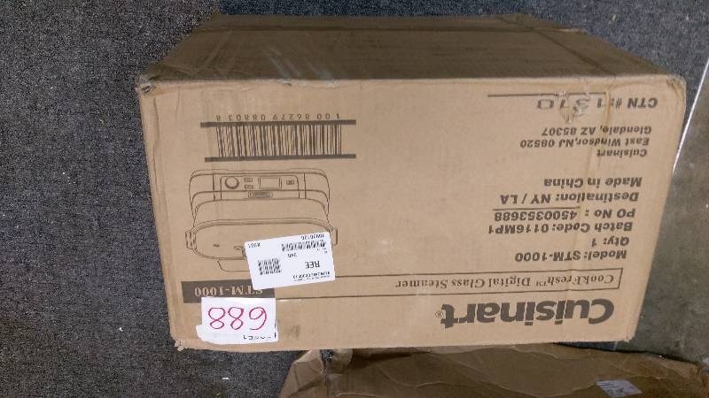 lot 688 image: Cuisinart CookFresh Digital Glass Steamer