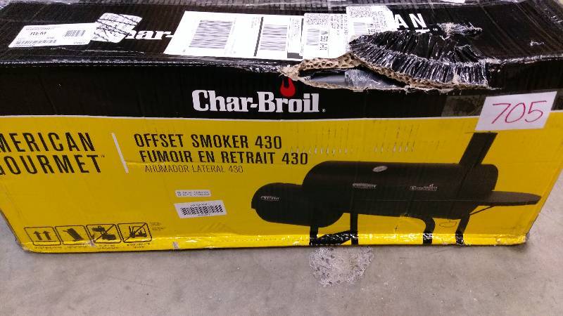 lot 705 image: Char-Broil American Gourmet Charcoal Smoker Grill