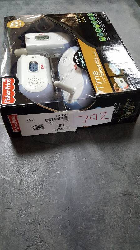 lot 792 image: Fisher-Price Time for Sleep Audio Baby Monitor