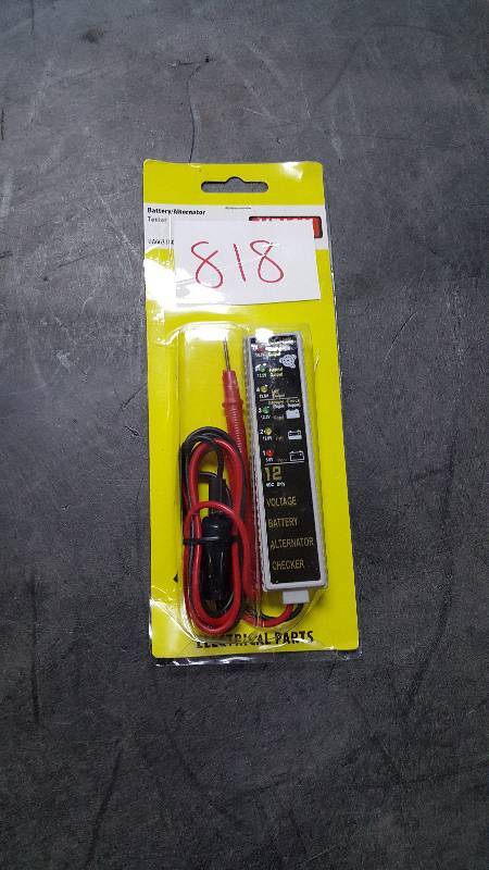 lot 818 image: LED BatteryAlternator Voltage Analyzer