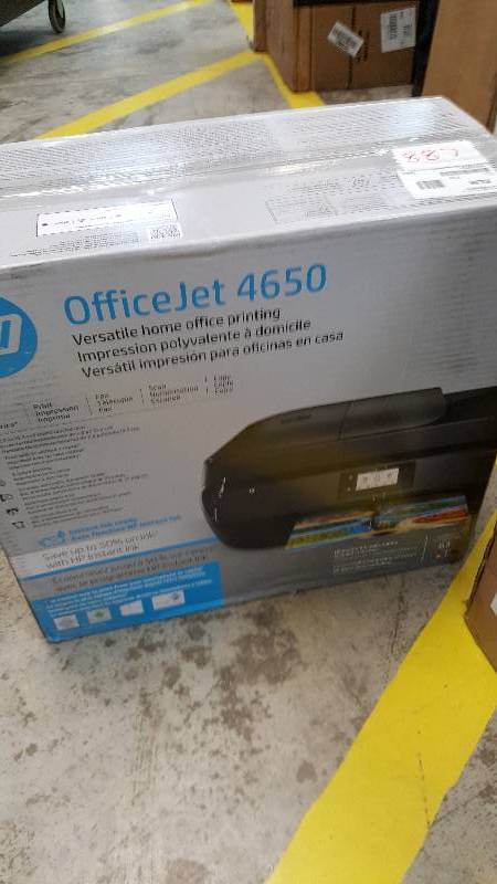 lot 887 image: HP OfficeJet 4650 All-in-One Thermal Inkjet Printer with Wi-Fi