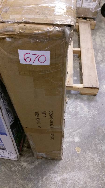 lot 670 image: MLD Wood Low DVD Cabinet-Cherry