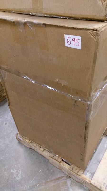 lot 695 image: Coaster Chocolate Microfiber Recliner Chair