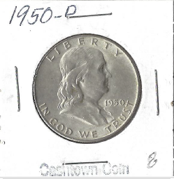 1950-D BU Franklin Half Dollar