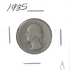 1935 Washington Quarter