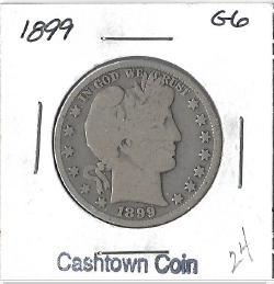 1899 Barber Half Dollar