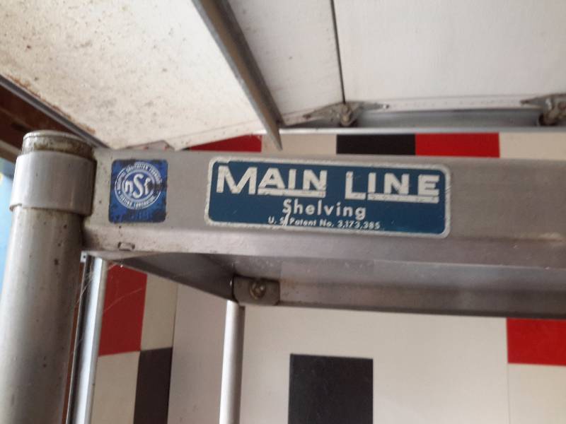 MAINLINE, Stainless 6 Shelf rack