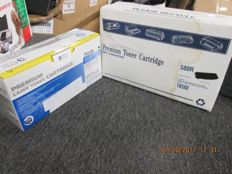 lot 206 image: 2 toner cartridges 1 for brothers p...