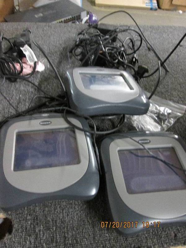 lot 224 image: 3 honeywell credit card machines wi...