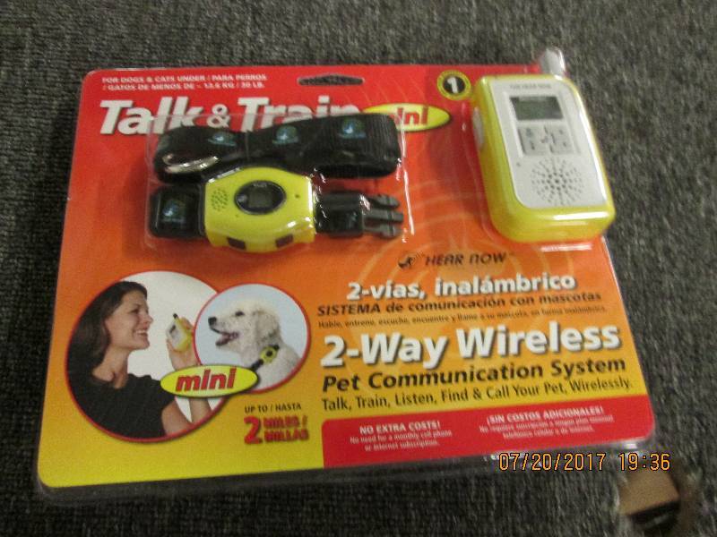 lot 228 image: talk and train mini for dogs and ca...