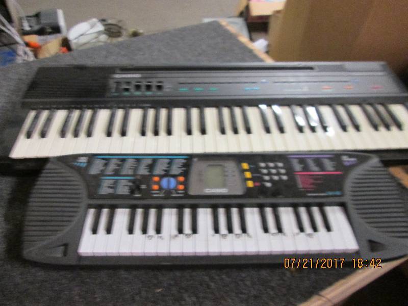 lot 244 image: 2 keyboards untested no power cords...