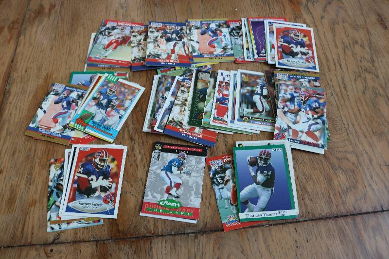 lot 137 image: 100 Thurman Thomas cards...