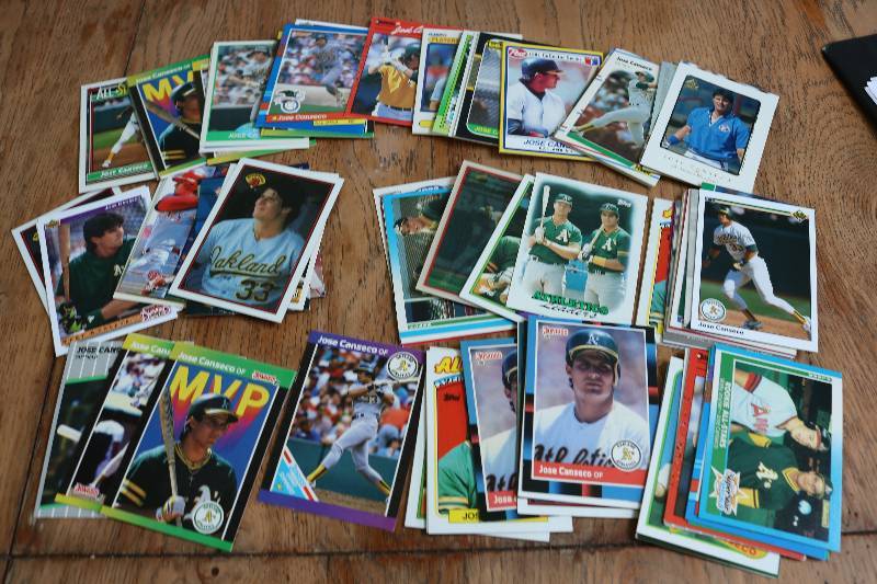 lot 141 image: 100 Jose Canseco cards...