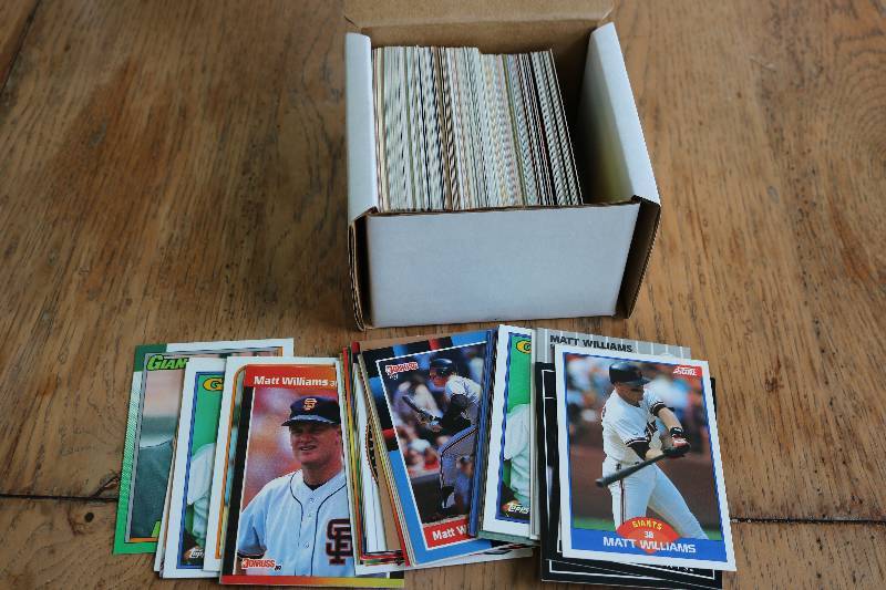 lot 144 image: 200 Matt Williams cards...