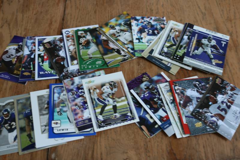 lot 174 image: 50 Ray Lewis cards...