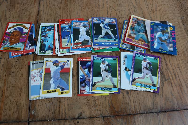 lot 179 image: 50 Bo Jackson cards...