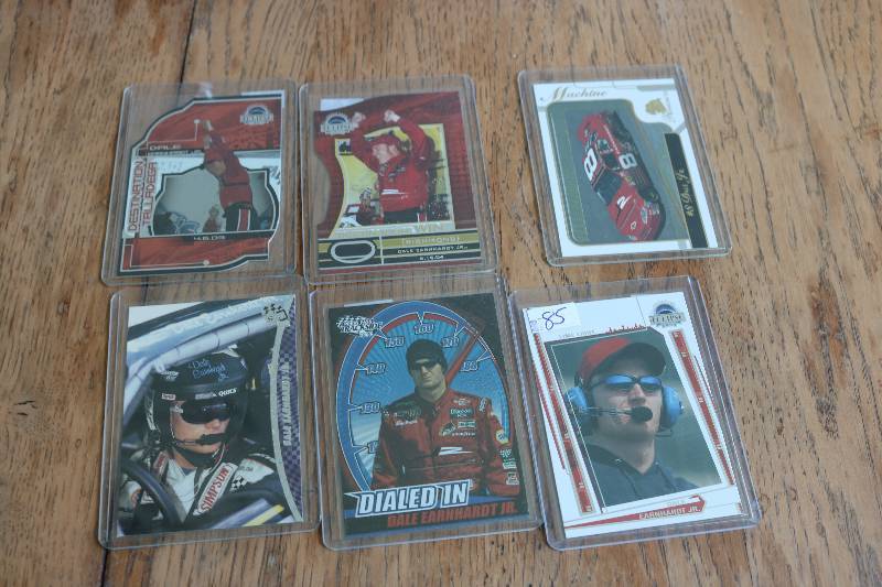 lot 185 image: 6 Dale Earnheart JR cards...