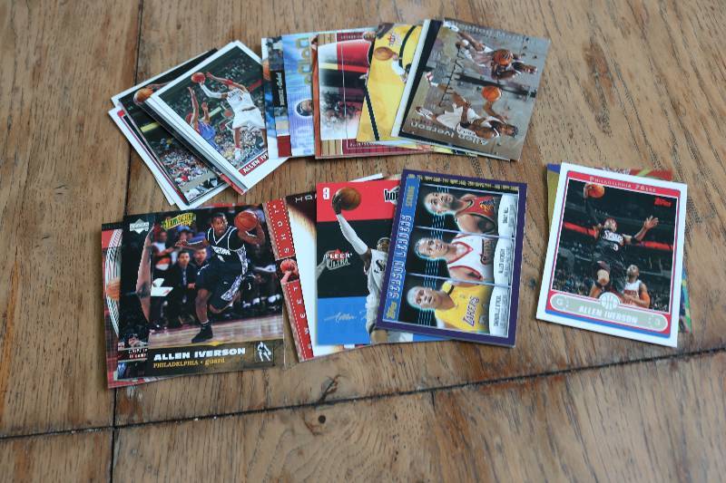 lot 194 image: 30 Allen Iverson cards...