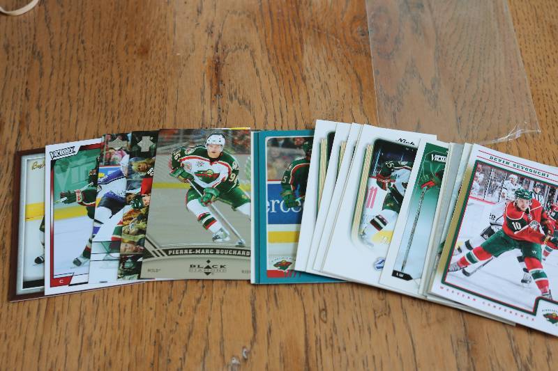 lot 199 image: Minnesota wild cards...