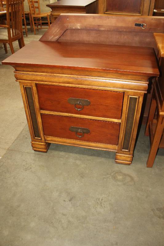 Klaussner International Dick Idol King Bed Wood Frame, 7-Drawer Wood