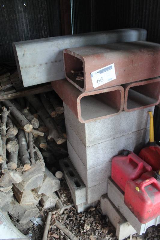 lot 66 image: Lot of (9) Chimney Bricks