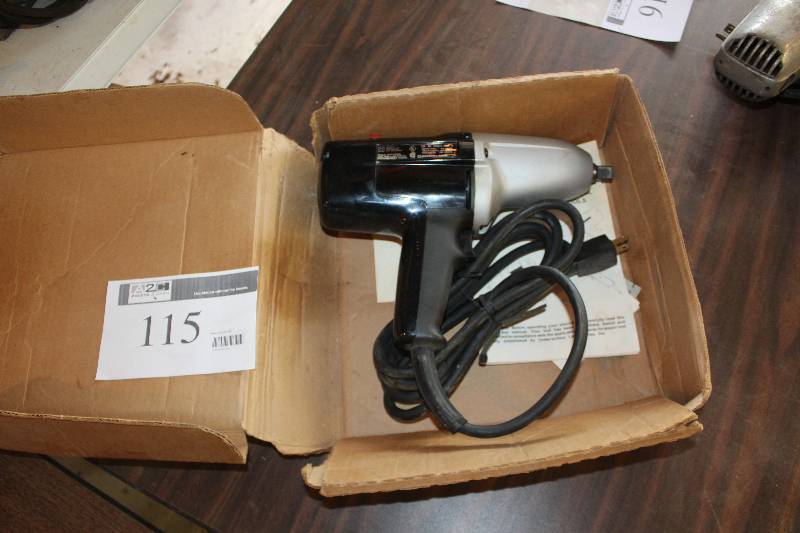 lot 115 image: Ingersoll Rand Impact Wrench w Instructions