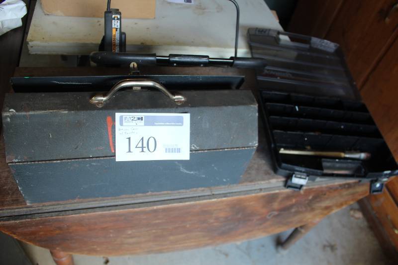 lot 140 image: Artists Case w Brushes, Pencils, And More