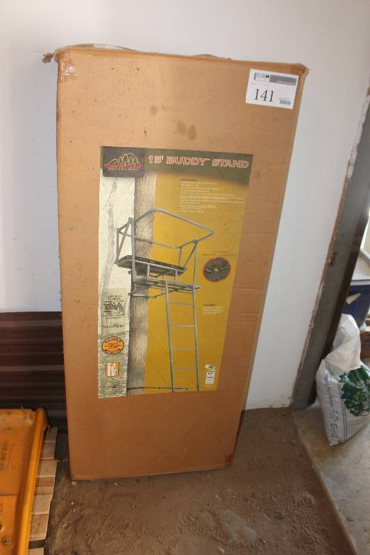 lot 141 image: Comfort Zone 15ft. Buddy Stand Deer Stand
