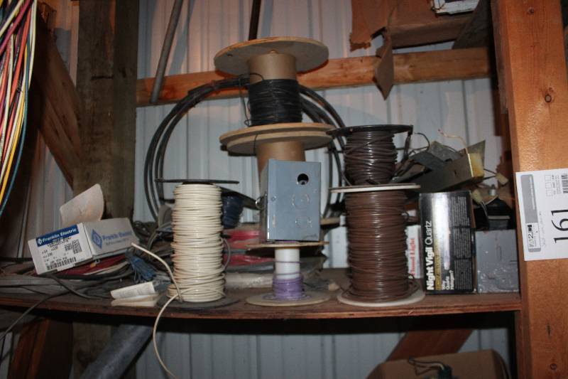 lot 161 image: Wire, Electrical, And More