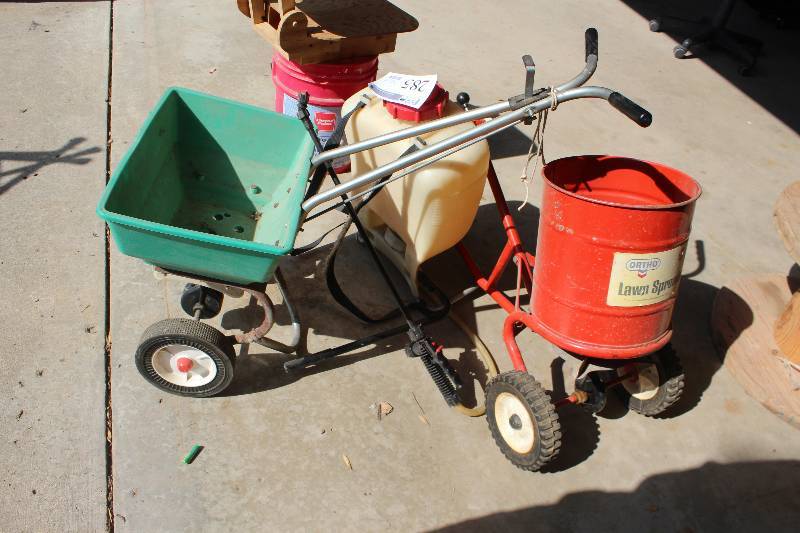 lot 285 image: Lot of (3) Lawn Spreaders
