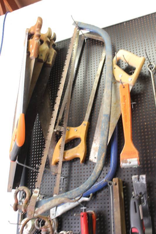 lot 265 image: Saws - Wood Saws, Tree Saws, Hack Saw