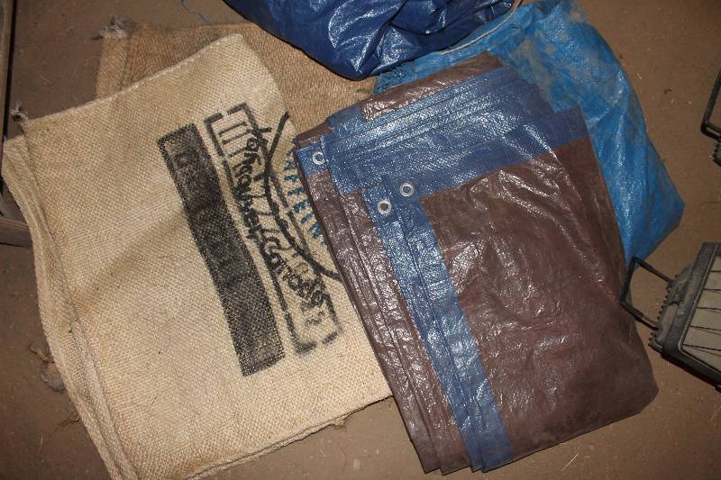lot 218 image: 2-Tarps, 2-Rucksacks